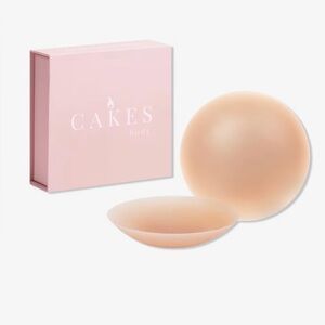 Grippy CAKES Circles Non-Adhesive 100% Silicone Nipple Covers-Honey OG Size A-DD